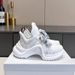 New Style Women's Dad Sneakers New Versatile Celebrity Style Bow Thick Sole Ins Trend Lace-up Height Increasing Casual Sports_vogvips.com