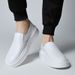 Large Size Men's Leather Shoes Genuine Leather Platform Casual Height Increase Men's Shoes Style Loafers Non-slip_vogvips.com