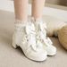 2025 Autumn Winter New Zipper Sweet Martin Women Short Lolita Boots Thick Mid Heel Shoes_vogvips.com