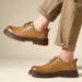 Cargo Shoes, Men's Low-Top Business Casual Shoes, Trendy And Versatile British Style Simple Big-Toe Wedding Leather Shoe_vogvips.com