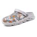 Large Size 45 Beach Men's Hole Shoes, Straight Line Sandals, Home Semi Trailer, Outdoor Camouflage Knife Sole Slippers_vogvips.com