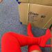Women's Autumn/Winter Pointed Toe Chunky Heel Knitted Over The Knee Boots, European And American Style, Plus Size, Elastic Wool Socks, Long Boots_vogvips.com