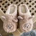 Women Cute Cartoon Girly Indoor Home Soft Sole Plush Couple Dormitory Cotton Slippers For Men Winter_vogvips.com