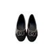 Xiaoxiangfeng 2025 Spring New Butterfly Bow Casual Round Head Button Color Blocked Low Heel Flat Bottom Ballet Style_vogvips.com