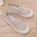 Summer New Lace Student Comfortable And Breathable Casual One Step Women's Shoes, Soft Sole, Not Tiring Feet Mom's Shoes_vogvips.com