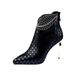 Women 2021 New Spring Women's Simple Elegant Thin Heel Single Boots Pointed Toe High Heels Autumn Winter Season_vogvips.com