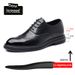 Hollow Out Leather Brogue Shoes Men 8cm Elevator Wedding Dress Shoes_vogvips.com