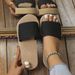 One Line Fashionable Outewea, Ope Bottom Women's Slippes, Sandals, Thick Soled Fashion, Student_vogvips.com