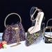 Fashion pointy hot diamond after the empty diamond chain with hot diamond handbag set matching_vogvips.com