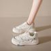 Platform White Shoes Versatile Student Board Shoes Heightening Street Shooting Sports And Leisure Shoes_vogvips.com