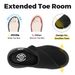 FitVille Women's Orthopedic Slippers Wide Fleece Lined Clogs With Arch Support Recovery Pedic Shoes Comfortable Slip-On_vogvips.com