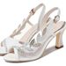 Summer New Korean Style Fashion Peep Toe One-Strap High Heel Casual Plus Size Women's Roman Rhinestone Sandals_vogvips.com
