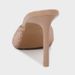 ZA2024 Summer New Women's Shoes Fashion Shiny Mesh Rhinestone High Heel Pointed Toe Stiletto Mules Half Slippers Sandals_vogvips.com