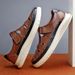 Summer Sandals Stylish Mens Casual Outdoor Leather Beach Roman Shoes Quick Dry Wading Aqua Falts Sandalias_vogvips.com