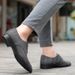 Summer New Large Casual Breathable Pointed Canvas Leather Old Beijing Cloth Men's Shoes_vogvips.com