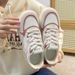 Low Top White Breathable Children's Spring New Sports Women's Shoes, Korean Version Versatile Casual Flat Shoes_vogvips.com