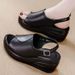 Women's Thick-soled One-strap Petite Women, 2026 Summer New Model, Soft-soled Wedge Heel Peep-toe High-heeled Sandals_vogvips.com