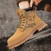 European Warm Series Autumn New Breathable High-top Martin Men's Trendy Versatile Thick-soled Non-slip Work Shoes Casual Ankle Boots_vogvips.com