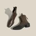 Grape Mom Pointed V-Cut Western Women, New Autumn Winter European And American Style Small Square Toe Ankle_vogvips.com