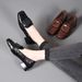 British Retro Square-toed Shoes 2025 New Model, Comfortable And Versatile Single Shoes, Dual-use Soft Leather Soft-soled_vogvips.com