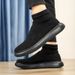 Plus Size New Summer Fly Woven Breathable Mesh Lightweight Casual Sports For Men And Women High Top Board Shoes_vogvips.com