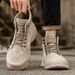 Martin Autumn American Retro Casual Work Men's Waterproof Sports Height-Increasing Desert Combat Boots_vogvips.com