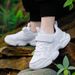 Cross-Border Children's Sneakers, Boys' Mh Breathable Sports Sho, White For Older Children And Students, Running_vogvips.com