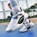 New Low-top Basketball Shoes With MD Rubber Soles, High Friction, Luminous, Suitable Men And Women, Practical Cement_vogvips.com