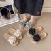 2025 New Sweet Floral Flip-Flops For Women, Soft Sole, Non-Slip, Vacation Style, Beach Sandals, Water-Resistant_vogvips.com