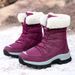 Women's Hot-Selling Snow Boots High-Top Outdoor Trekking Hiking Shoes_vogvips.com