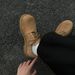 ShoeVault Beijiang Wolf Men's Winter Plush Lined Versatile Low-top Yellow Boots Cleanfit Thick-soled Height-increasing Derby Shoes_vogvips.com