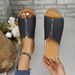 Wearing 's Shoes External Wear, Comfortable Slope Heel Slippers, Minimalist Large Size, 2025 New Style Sandals For_vogvips.com