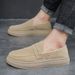Fashion Platform Men Loafers Comfortable Mens Casual Lightweight Slip On Walking Sneakers Breathable Flats Driving Shoes_vogvips.com