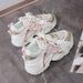 INS Korean Verion New Dad For Women 2025 Autumn Women' Student Sport Running Caual Thick Sole Height Increaing_vogvips.com