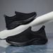 Men's sneakers fly woven breathable mesh top slip-on_vogvips.com