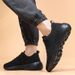 Lace Up Flyknit Sports For Men Women, Breathable And Lightweight Couple Running High Elastic Thick Sole Mesh Shoes,_vogvips.com