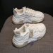 Women Korean Version Thick Sole Sports Casual Shoes Athleisure Free Shipping_vogvips.com