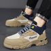 European Warm Series Winter New Leather Patchwork Sports High-top Lace-up Round-toe Martin Boots Casual Men's Shoes_vogvips.com