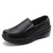 New Solid Color Round Head Low Top Leisure Small White Shoes Nurse Shoes Cushioned Leisure Loafers_vogvips.com
