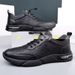 Men's Breathable Casual Men's Leather Mesh Shoes, Wholesale Soft-soled Soft-surface Comfortable Summer Sneakers_vogvips.com