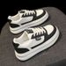 Summer Women's Breathable White Shoes, Student Korean Version, Versatile Thick-Soled Height-Increasing Sports Casual Sne_vogvips.com