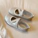 2025 New Puff Single For Women Cross Strap Light Color Small Leather Summer Dress Flat Shoes_vogvips.com