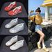 Ballet-style Sneakers 2026 New Model, Made Of Ice Silk Fabric, With Thick Soles, Comfortable Petite Women, Suitable For_vogvips.com