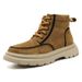 Autumn New Martin Men, Thick-Soled Height-Increasing Outdoor Shoes, Casual Men's Leather Boots, High-Top Lace-Up Work_vogvips.com