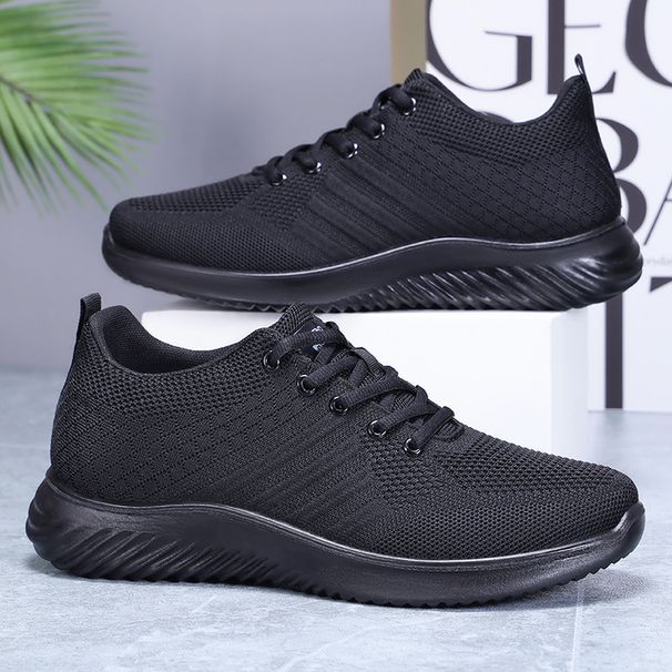Men's Sports Summer New Soft Sole Breathable Work Casual Mesh Running Shoes Trendy Versatile Sneakers_vogvips.com