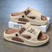Slippers With A Poop Like Feel Men, Suitable Summer Wear. Thick Soled, Non Slip, Wear-resistant Sports Sandals For_vogvips.com