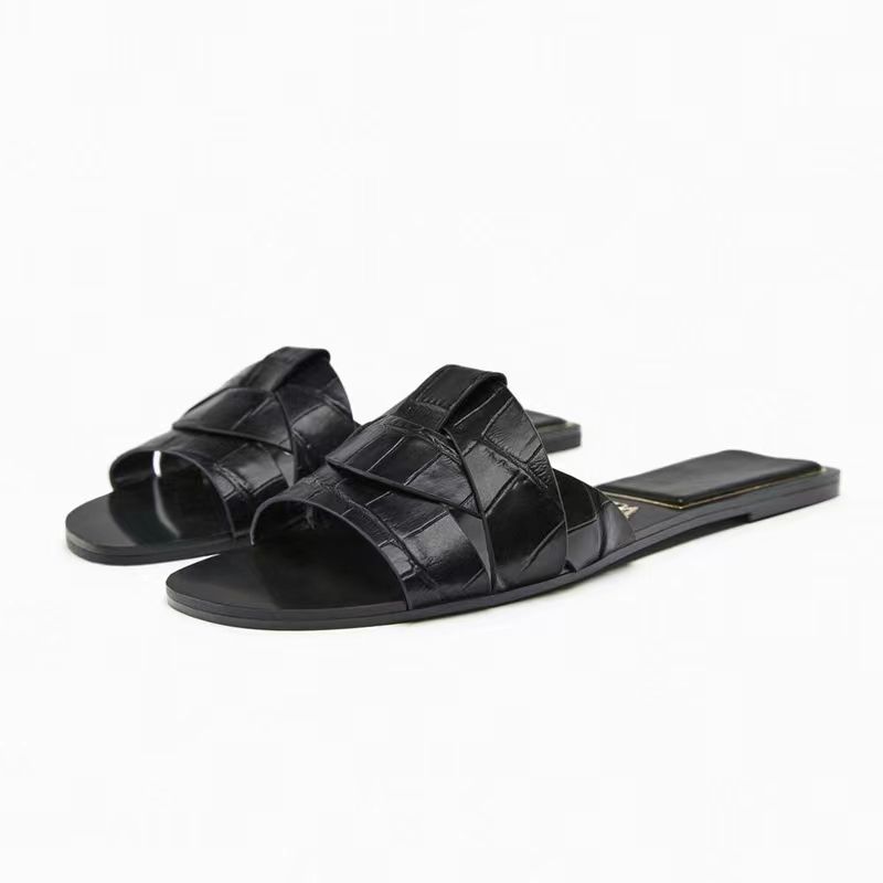 Summer Slippers Fashio Outdoor Casual Breathable Flat T-shape Soft Comfortable Heels Shoes Ope Toe Sadals Slides_vogvips.com