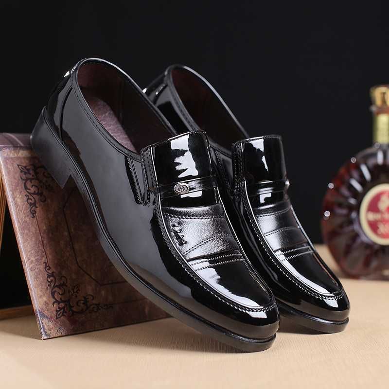 Men's Shoes New Men's Shoes Men's Casual Shoes Low cut Slip ons Versatile Youth Slip ons Leather Shoes for Men_vogvips.com