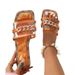 Rhinestone Chain Transparent Line With Slippers_vogvips.com