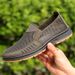 Euro Step Plus Size Summer Men's Old Beijing Cloth Breathable Casual Dad Elderly Slip-On Mesh Shoes_vogvips.com